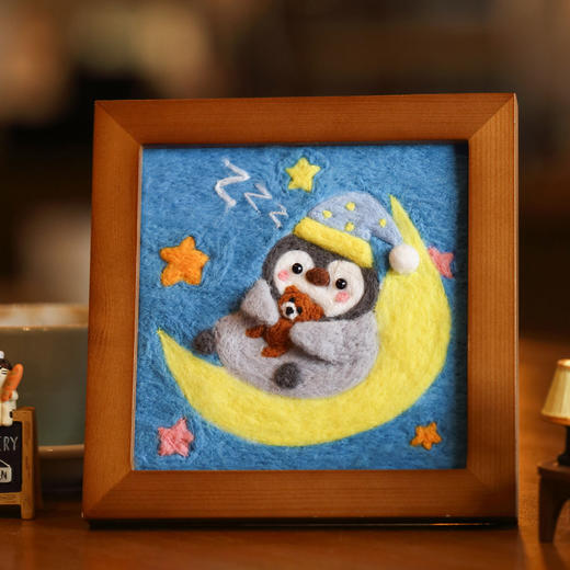 羊毛毡企鹅画 材料包 商品图3