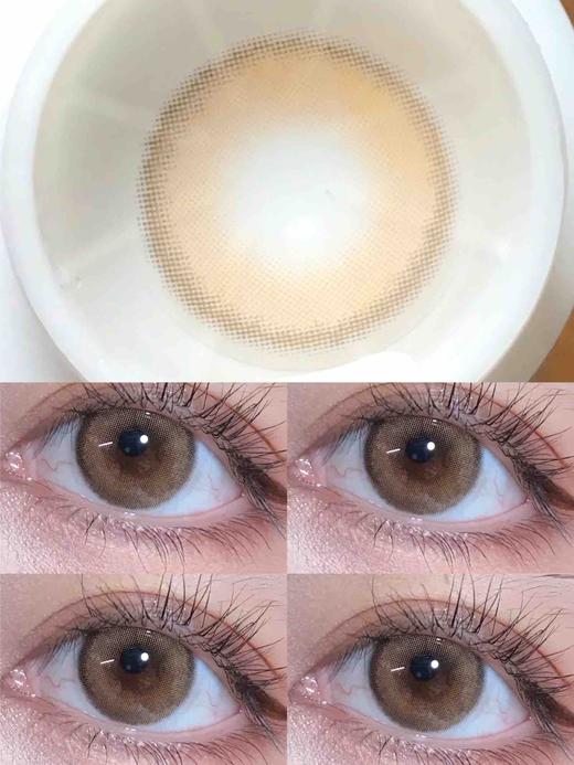 黎雾日抛  漫木褐 14.2mm 日抛 10片 含硅水凝胶 mirage日抛无售后【1盒1个度数 不同度数拍2盒】 商品图3