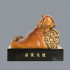 宇达青铜摆件 十二生肖猪《高枕无忧》创意装饰 家居工艺摆件  高12.5cm 商品缩略图0
