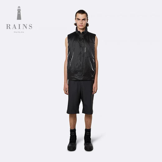 Rains Drifter Vest 2021秋冬新品漂流者防水薄棉背心男女同款 商品图0