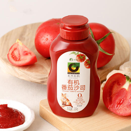【自营】禾然有机番茄沙司番茄酱 330g/瓶 商品图0
