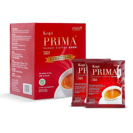 KOPIPRIMA普拉玛三合一咖啡提神速溶咖啡粉冲泡饮品解困10杯盒装 商品图2