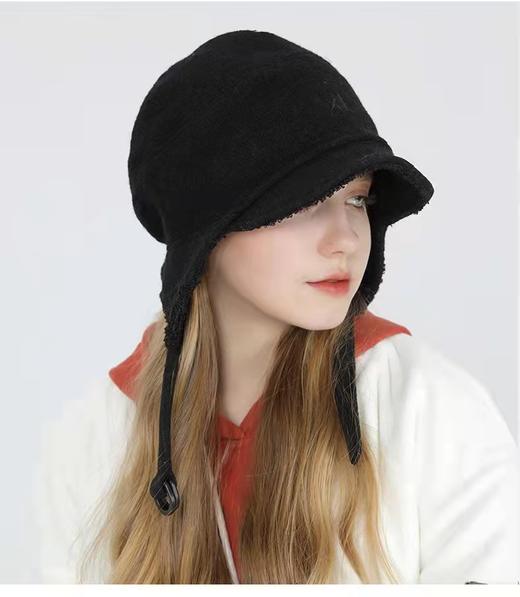 EX2伊海诗户外帽子男女秋冬保暖纯羊毛护耳飞行员帽东北雷锋帽潮368130 商品图1