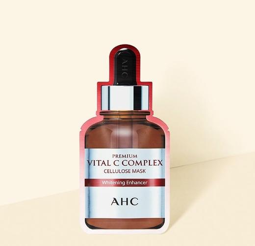 韩国ahc爱和纯三代维生素c提亮保湿面膜5片