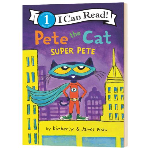 皮特猫 超级皮特 英文原版绘本 Pete the Cat Super Pete I Can Read Level 1 亲子幽默图画故事 英文版 进口英语书籍 商品图3