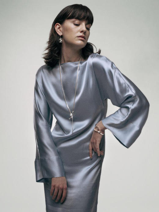 北京仓｜Wouters Hendrix-Long flat-蛇纹 长项链［比利时设计师］ 商品图2