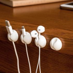 免打孔数据线收纳固定器充电线耳机线理线器办公室桌面床头固线器