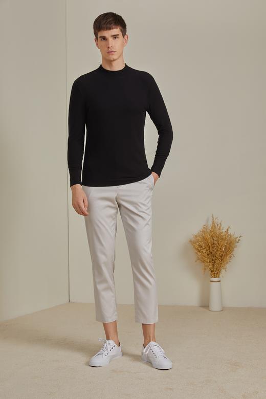 皮尔卡丹燕麦蛋白男女半高领打底衫 商品图6