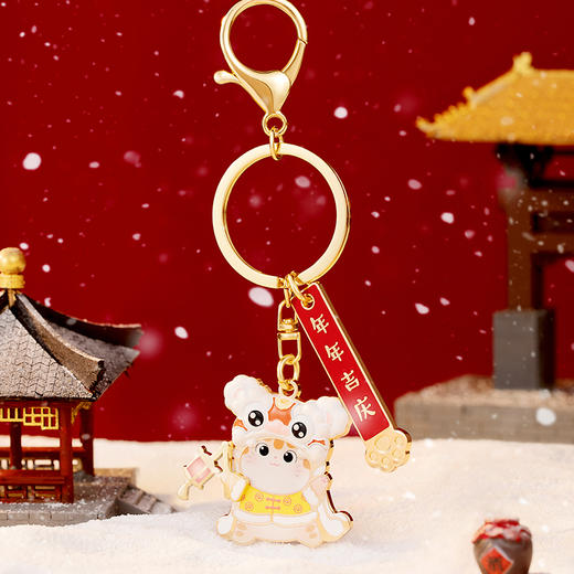 【故宫钥匙扣】宫猫纳福新春钥匙扣挂件生日礼物 商品图2