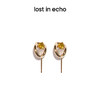lost in echo 原创设计师品牌 不对称设计感可拆卸个性钉头锆石螺旋耳钉 商品缩略图3