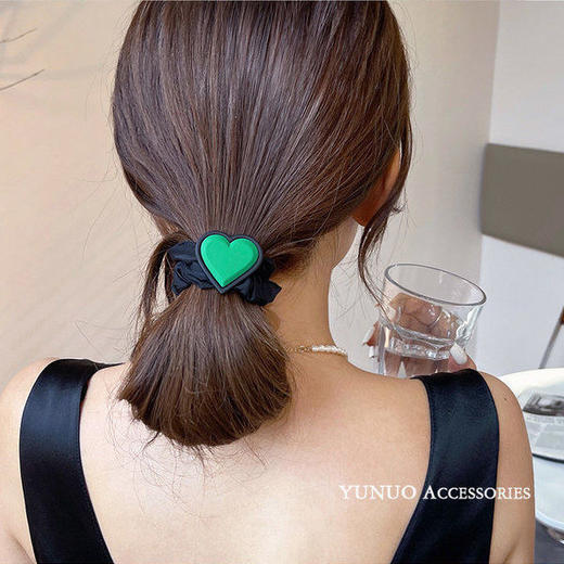 【两只装】高颜值头绳女简约气质高弹力扎马尾皮筋 商品图2