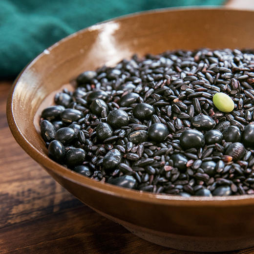 千户土家 黑豆芝麻黑米粥 700g 商品图1