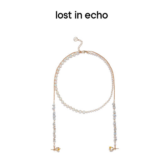 lost in echo 原创设计师品牌 多功能设计感拼接项链耳钉锁骨链耳机链男女同款 商品图4