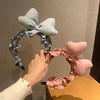 大蝴蝶结洗脸发箍可爱发卡发箍外戴 商品缩略图4