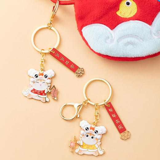 【故宫钥匙扣】宫猫纳福新春钥匙扣挂件生日礼物 商品图1