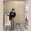 金蘑菇菇【 伯克利格子裤】洋气格子裤宽松休闲拖地裤女 商品缩略图5