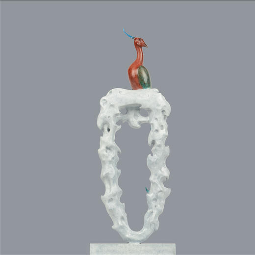 宇达青铜全铜摆件黄运长作品《凤来仪》玄关 创意装饰 家居工艺摆件 商品图0