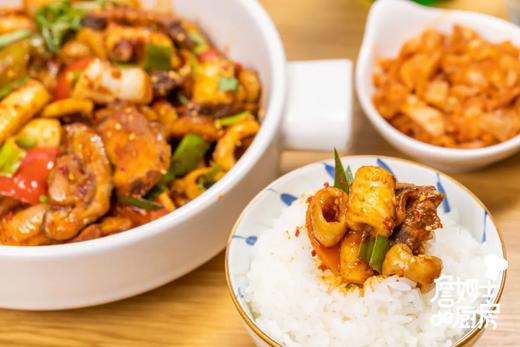 辣肥肠鱿鱼干锅 商品图0