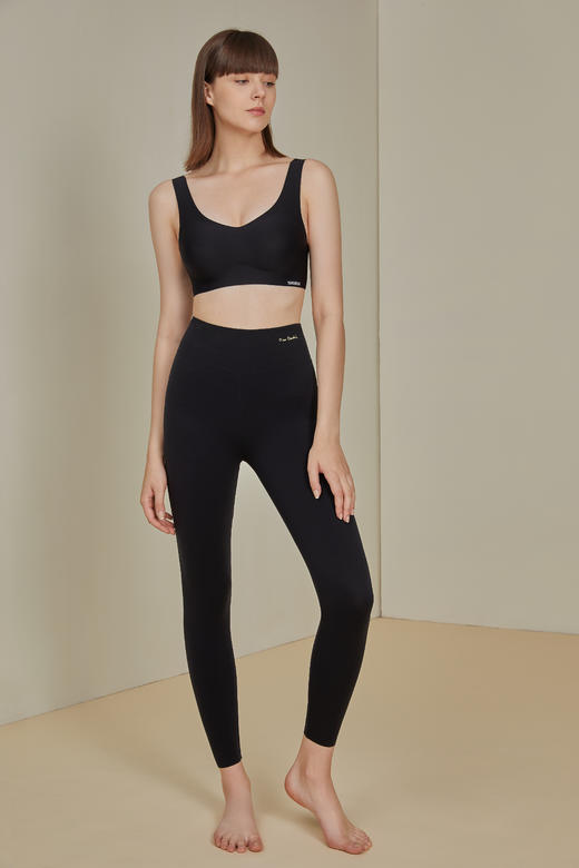 皮尔卡丹自由裁运动瑜伽裤无痕打底裤 商品图0