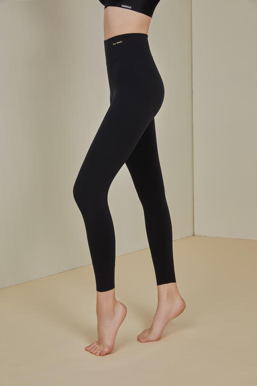 皮尔卡丹自由裁运动瑜伽裤无痕打底裤 商品图3