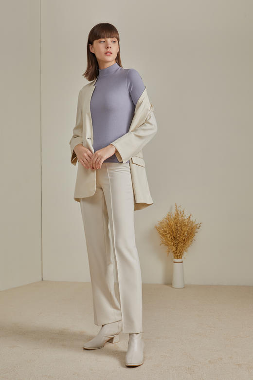 皮尔卡丹燕麦蛋白男女半高领打底衫 商品图4