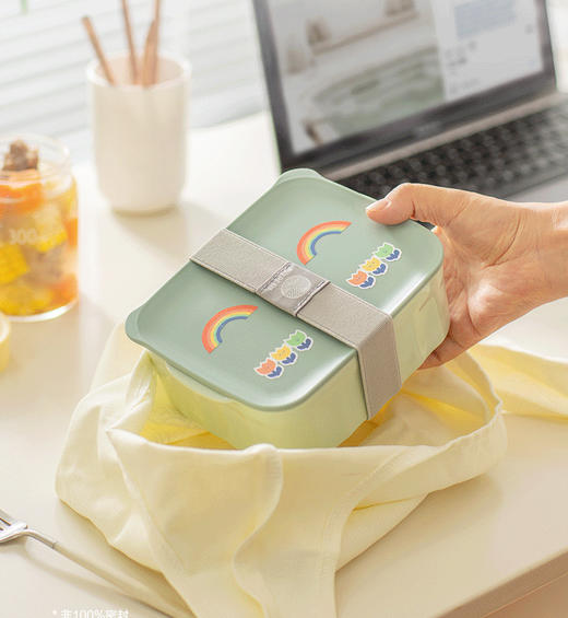 北鼎多功能猪猪盒学生便当盒上班族陶瓷饭盒大容量汤碗可微波加热 商品图2