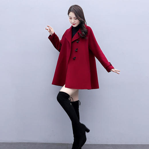 JH8878小个子毛呢外套女中长款 商品图3