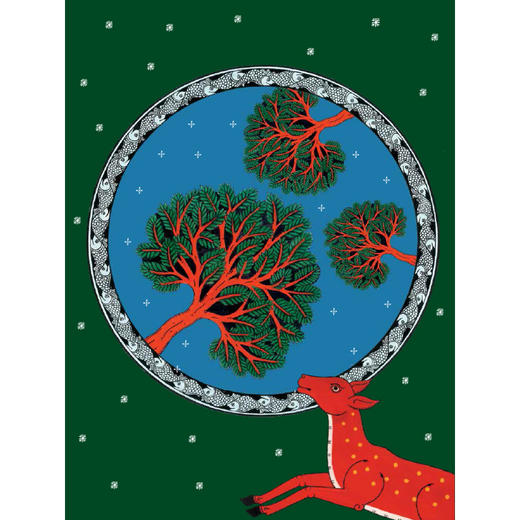 后浪正版 神圣的香蕉叶 印度传统布画风格插画 带孩子领略异国艺术之美 3-6儿童绘本 浪花朵朵童书 商品图3