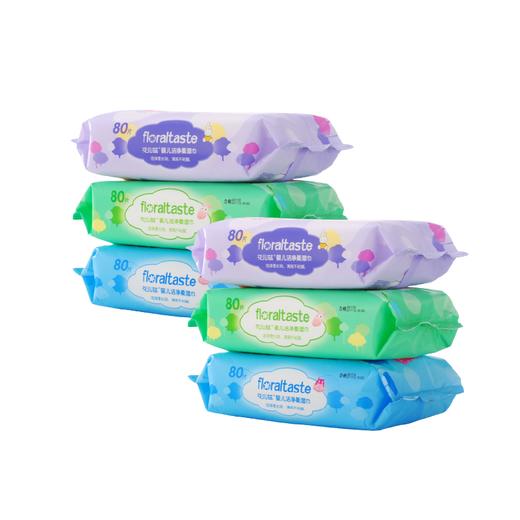 新店开业-花儿滋湿巾80片超值3连包（2提） 商品图0
