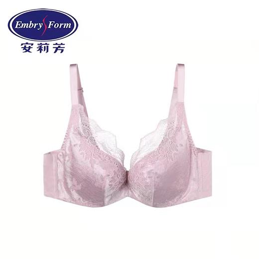安莉芳蕾丝薄款大胸显小文胸女士性感U型比位收副乳内衣EB00369 商品图1