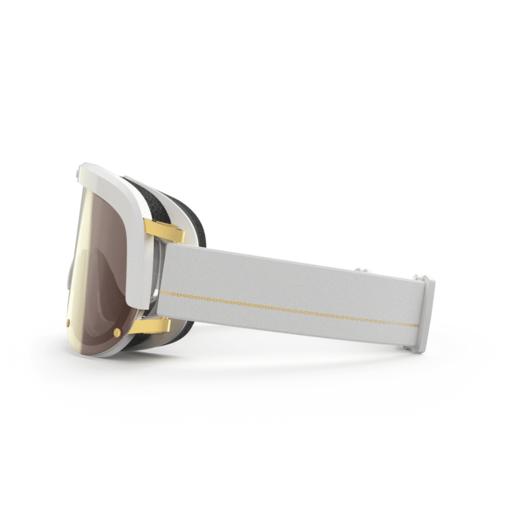 YNIQ - One - White Gold 配件 护目镜 白色/金色/棕镜 商品图1