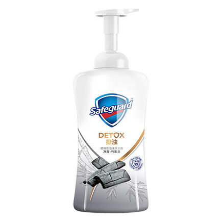 舒肤佳 净爽竹炭香泡沫沐浴露 500ML/瓶 商品图0