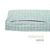 清新格纹苦荞长方枕保护颈椎睡眠枕 商品缩略图3