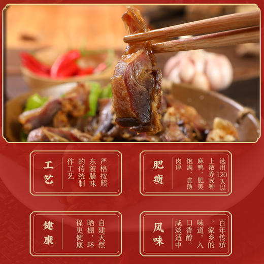 【清远帮扶】清远连州东陂和香隆 风干腊鸭 约600g*1只 商品图3