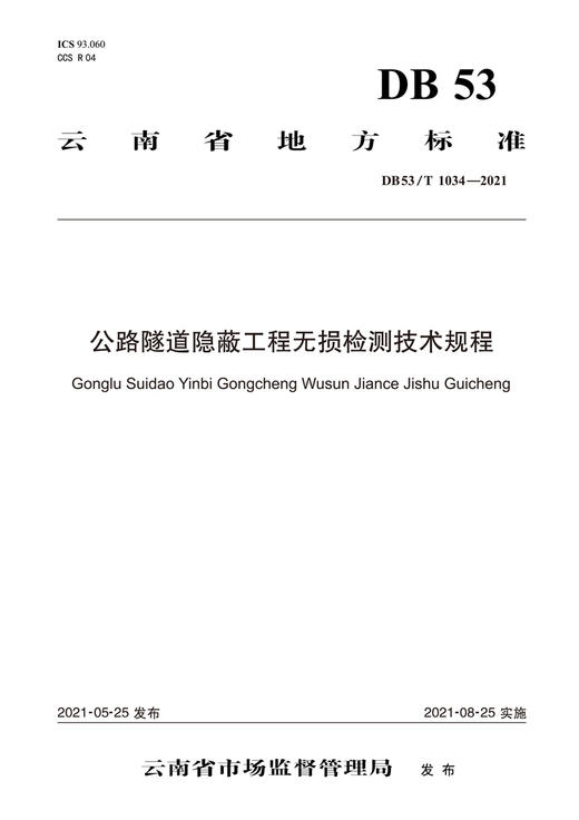 公路隧道隐蔽工程无损检测技术规程 商品图2
