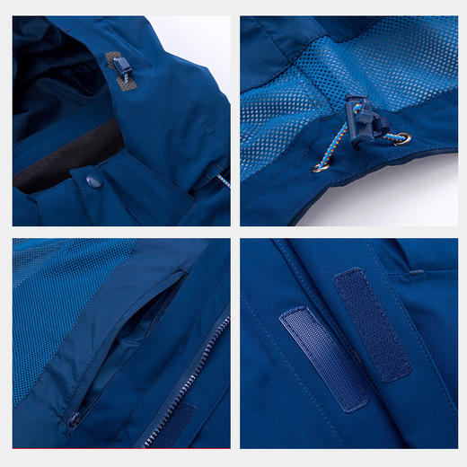 梵可梵户外冲锋衣定制企业工作服三合一冲锋衣团队服定制logo 商品图3