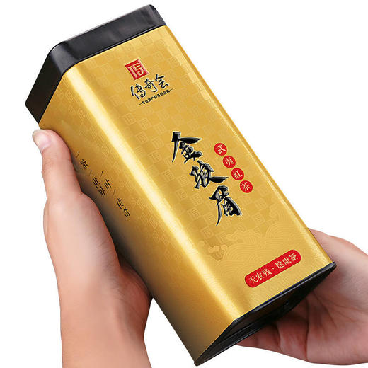 传奇会罐装金骏眉 I 武夷原产新茶蜜香型武夷正山小种年货茶礼送礼礼盒1盒装168g 商品图0
