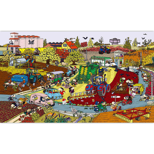 长长的小百科：大农场，小农场 超长开本 含5大翻页画卷 228种农场事物 针对儿童视觉发展设计 科普百科书籍 商品图2