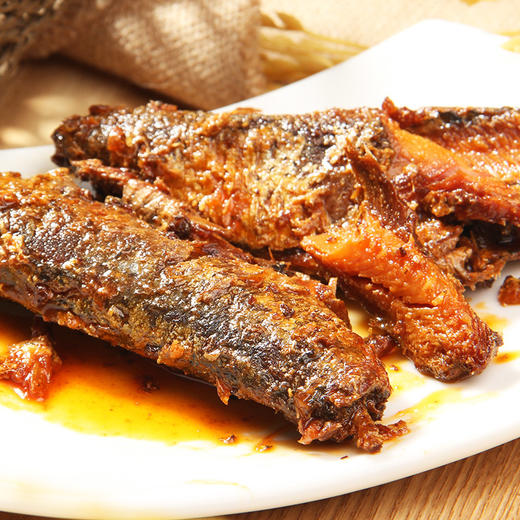 古龙食品香辣沙丁鱼罐头海味即食零食特产小吃麻辣熟食凉菜120g*6 商品图3