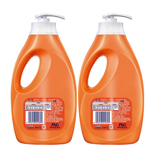 汰渍全效手洗专用洗衣液1千克瓶装*2瓶（计价单位：套）橙色 商品图2