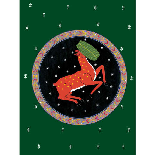 后浪正版 神圣的香蕉叶 印度传统布画风格插画 带孩子领略异国艺术之美 3-6儿童绘本 浪花朵朵童书 商品图2