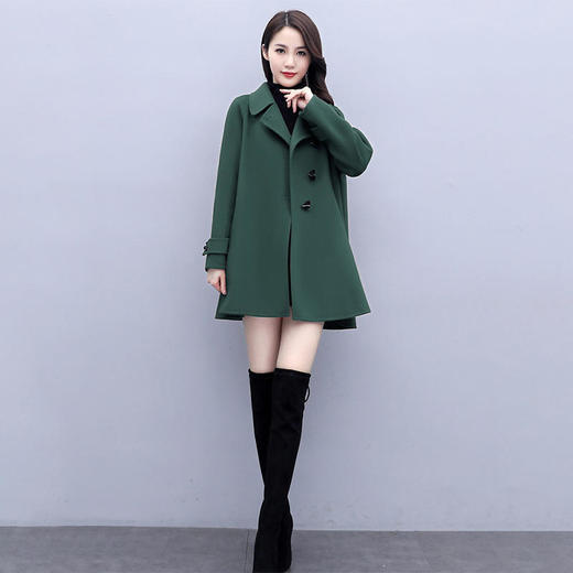 JH8878小个子毛呢外套女中长款 商品图2