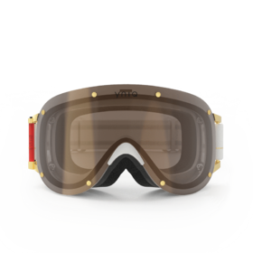 YNIQ - Four - White Gold 配件 护目镜 白色/金色/棕镜