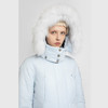 MOOSE KNUCKLES 女士金属驼鹿指关节徽标绗缝连帽羽绒服 浅蓝色 M31LP223 359 商品缩略图3