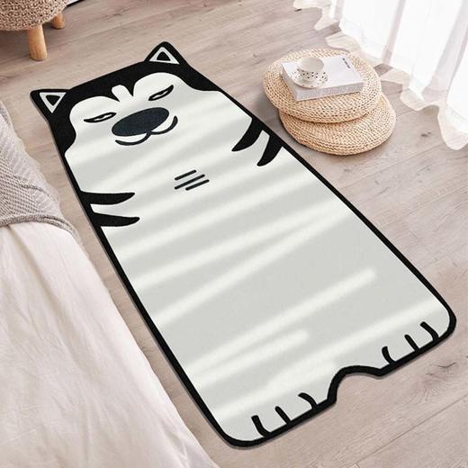 简约ins地毯客厅北欧风轻奢地垫异形创意卧室床边毯不规则可水洗 商品图5