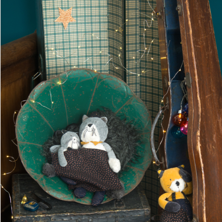 【预售】法国进口moulinroty胡须猫猫系列毛绒玩具可啃咬宝宝安抚玩偶公仔哄睡