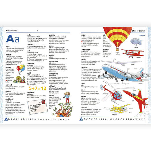后浪正版 初阶英语彩图词汇手册 5-10岁单词学习书 入门级工具书 浪花朵朵童书 商品图1