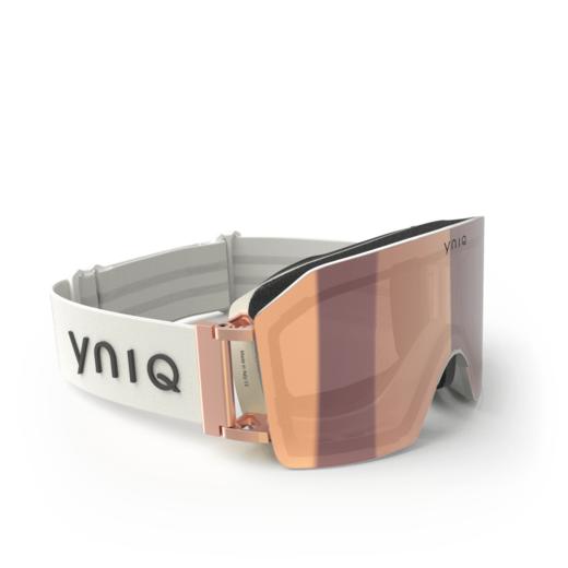 YNIQ - Nine - White Rose Gold - 配件 - 护目镜 - 白色/玫瑰金/粉镜 商品图1