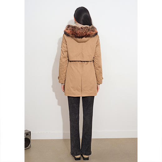 诗篇2021年春季派克皮草6C61109223 商品图4