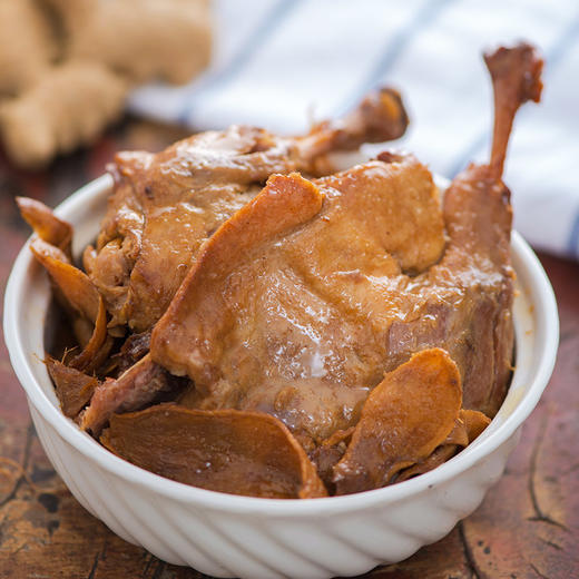 古龙食品姜母鸭厦门特产袋装伴手礼小吃卤味酱鸭即食熟食凉菜500g 商品图3